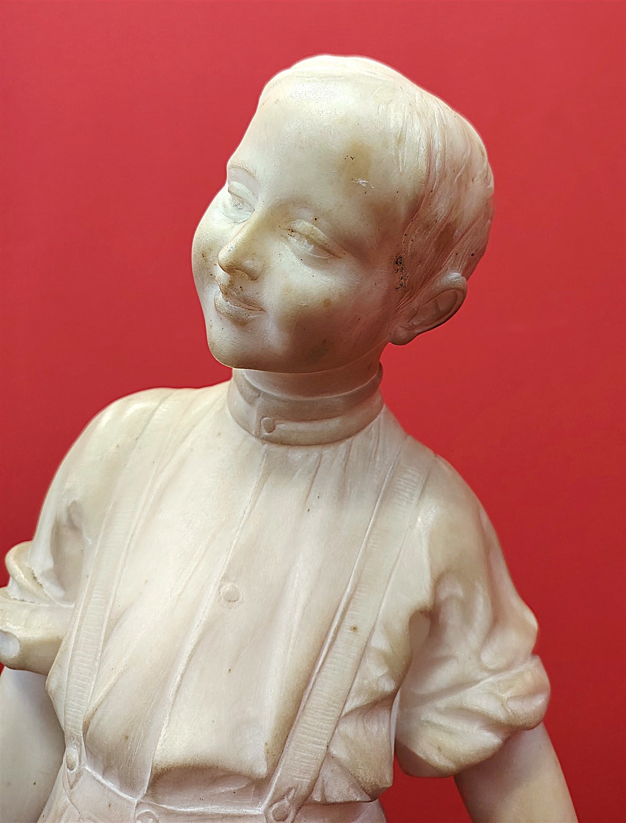 Scultura in marmo allegoria autunnale P. Filippini