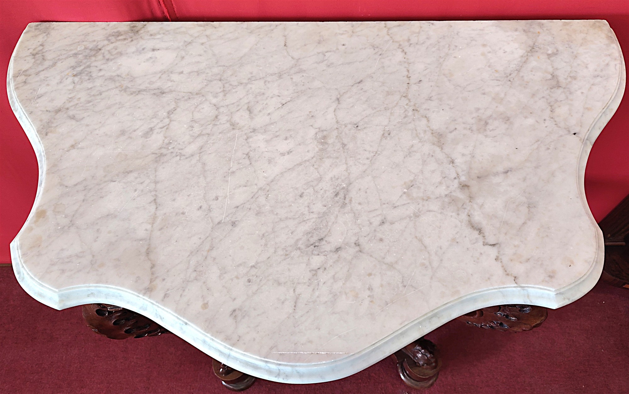 Coppia consolle con marmo