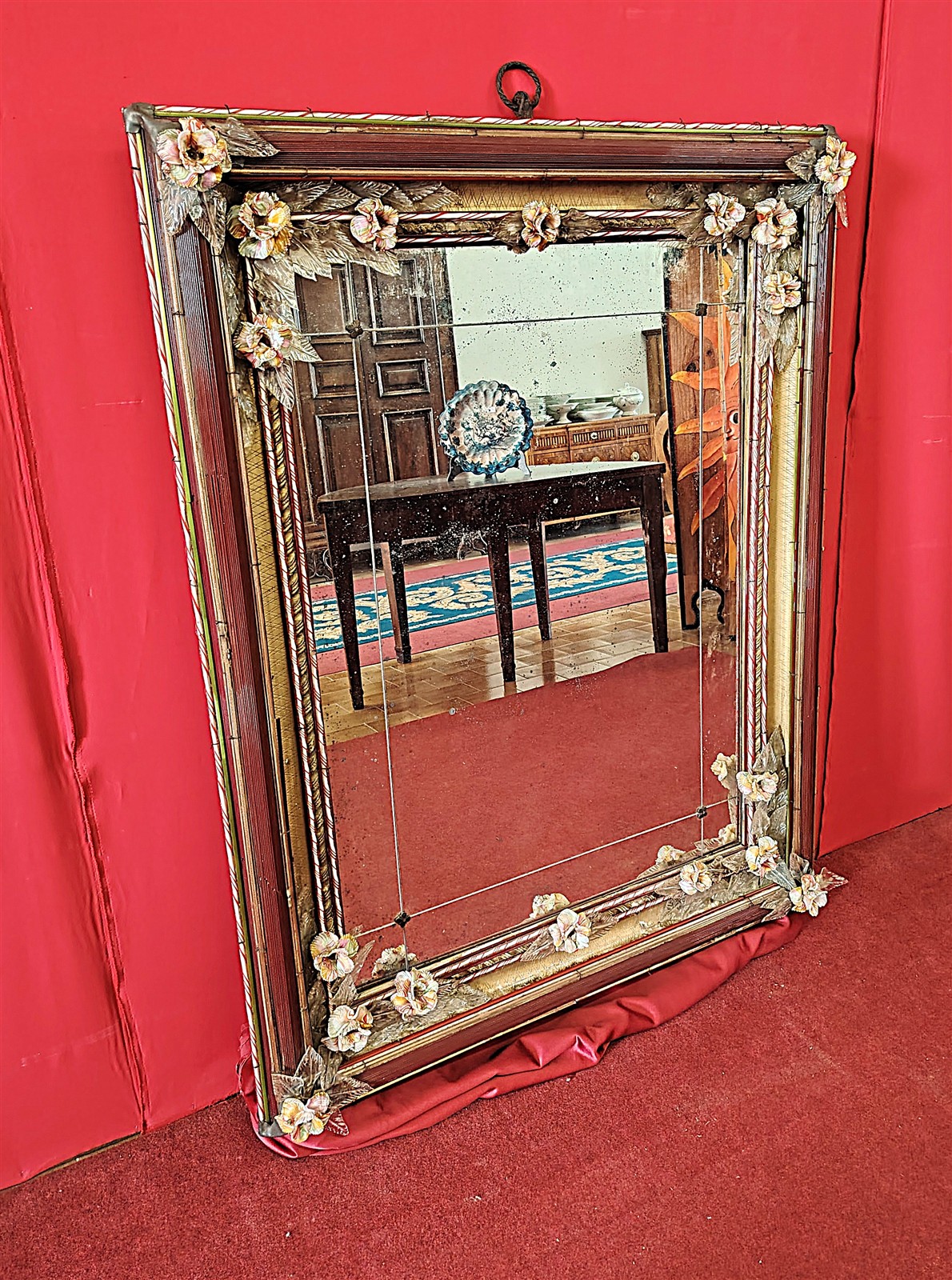 Grande specchiera vetro Murano