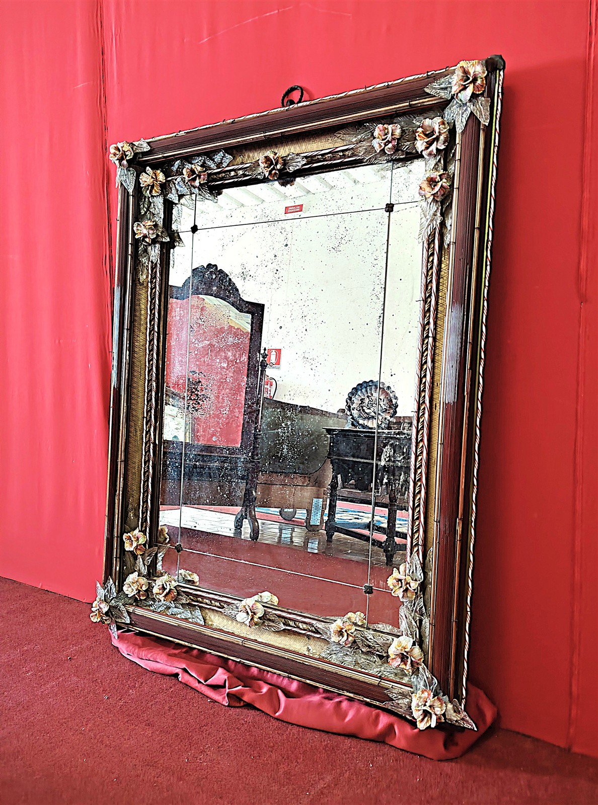 Grande specchiera vetro Murano