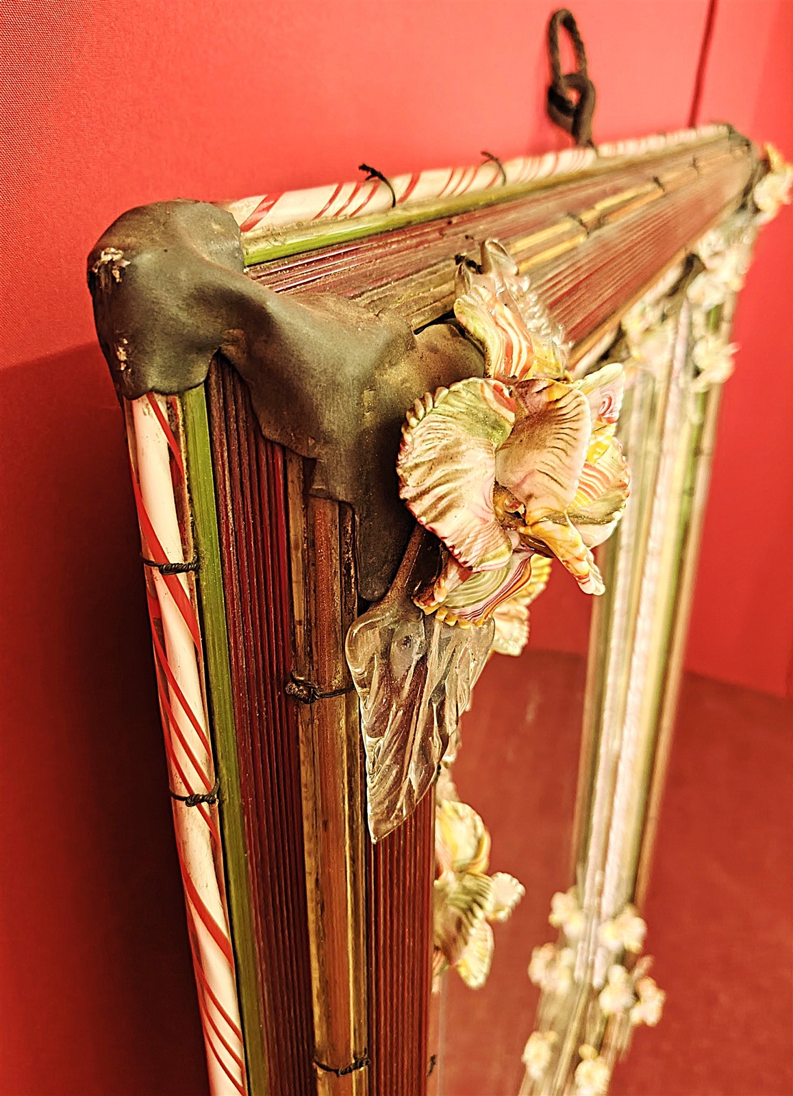 Grande specchiera vetro Murano