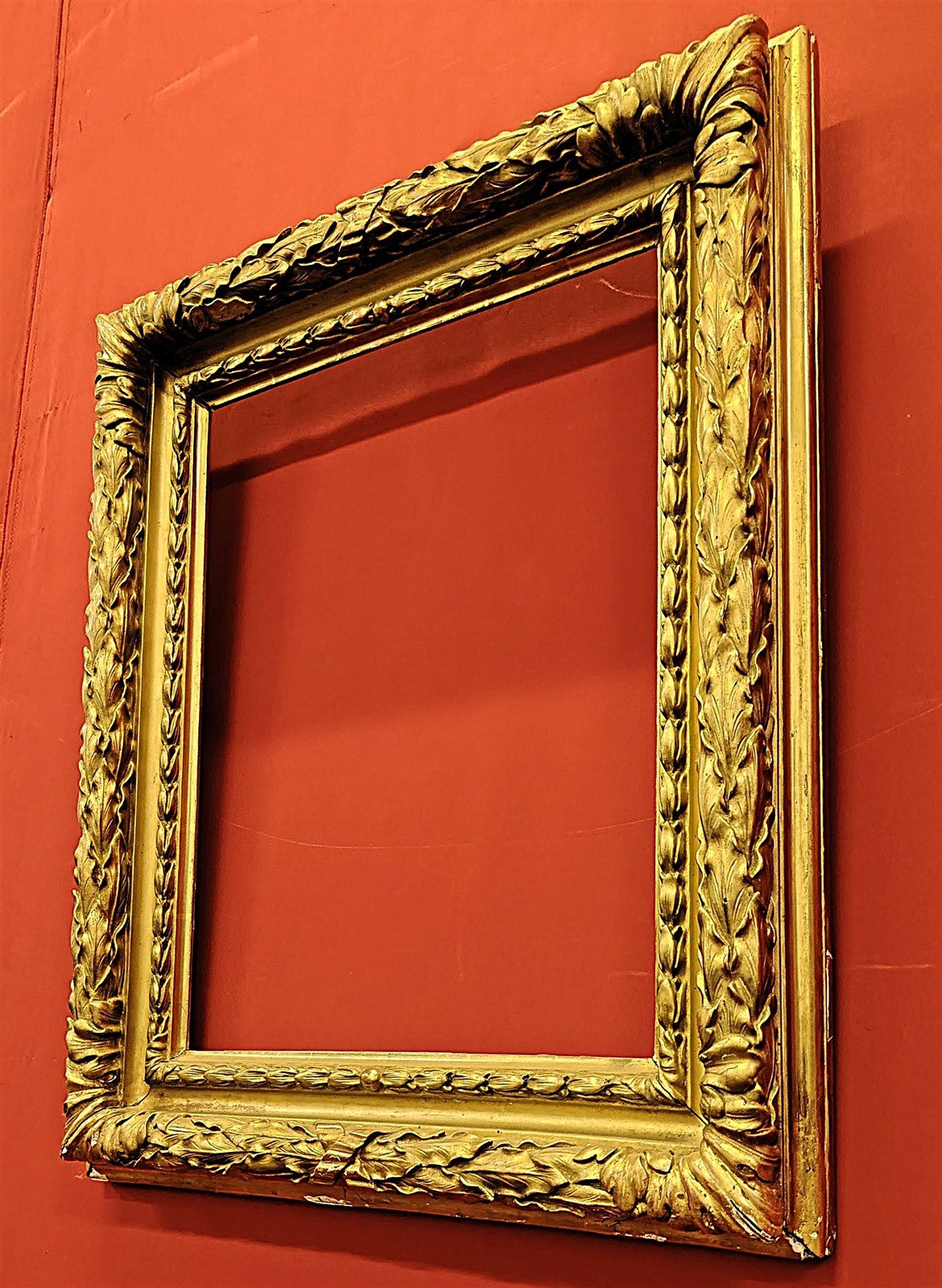 Rectangular Gilded Wood Frame – Italy, 19th Century