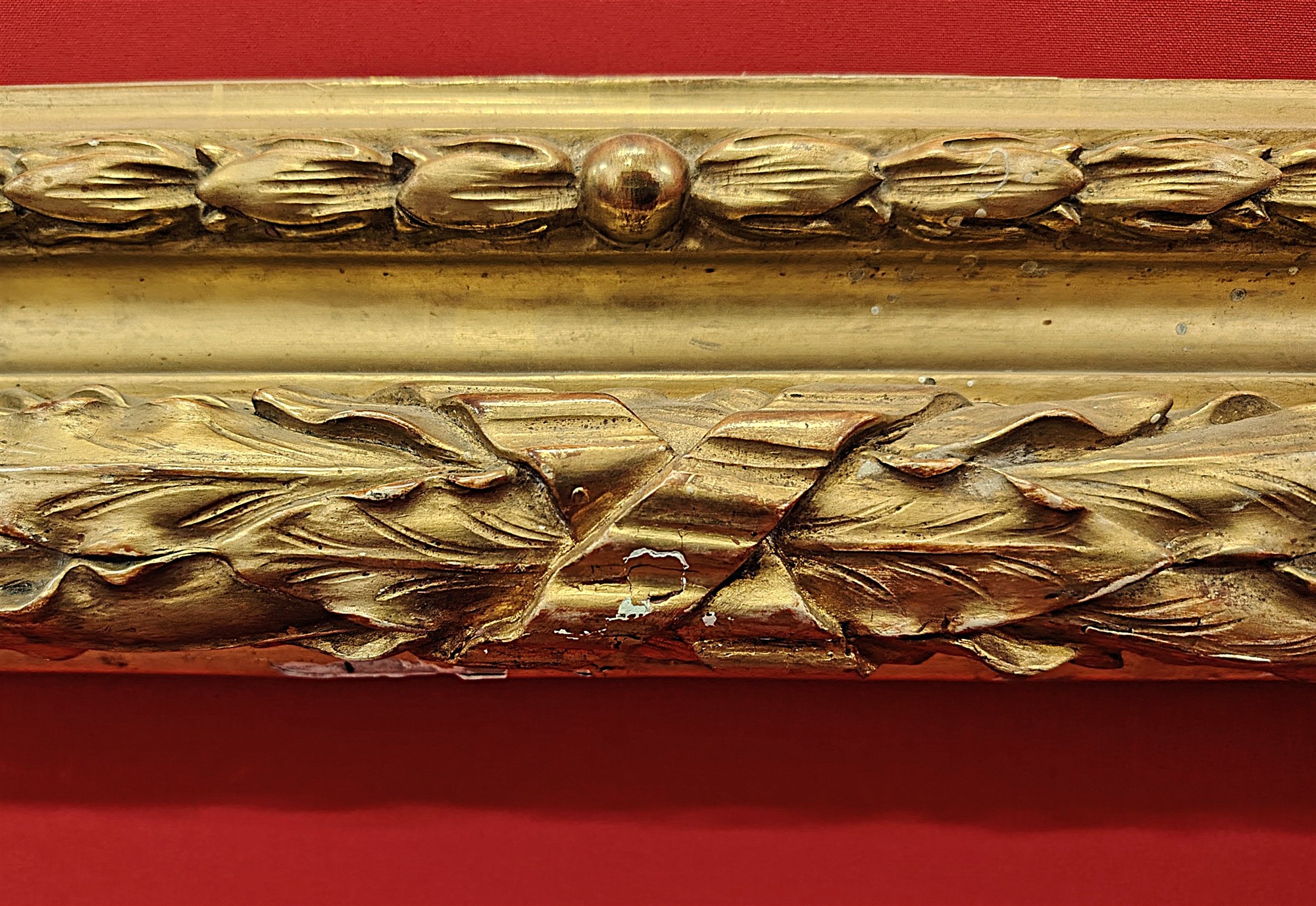 Rectangular Gilded Wood Frame – Italy, 19th Century