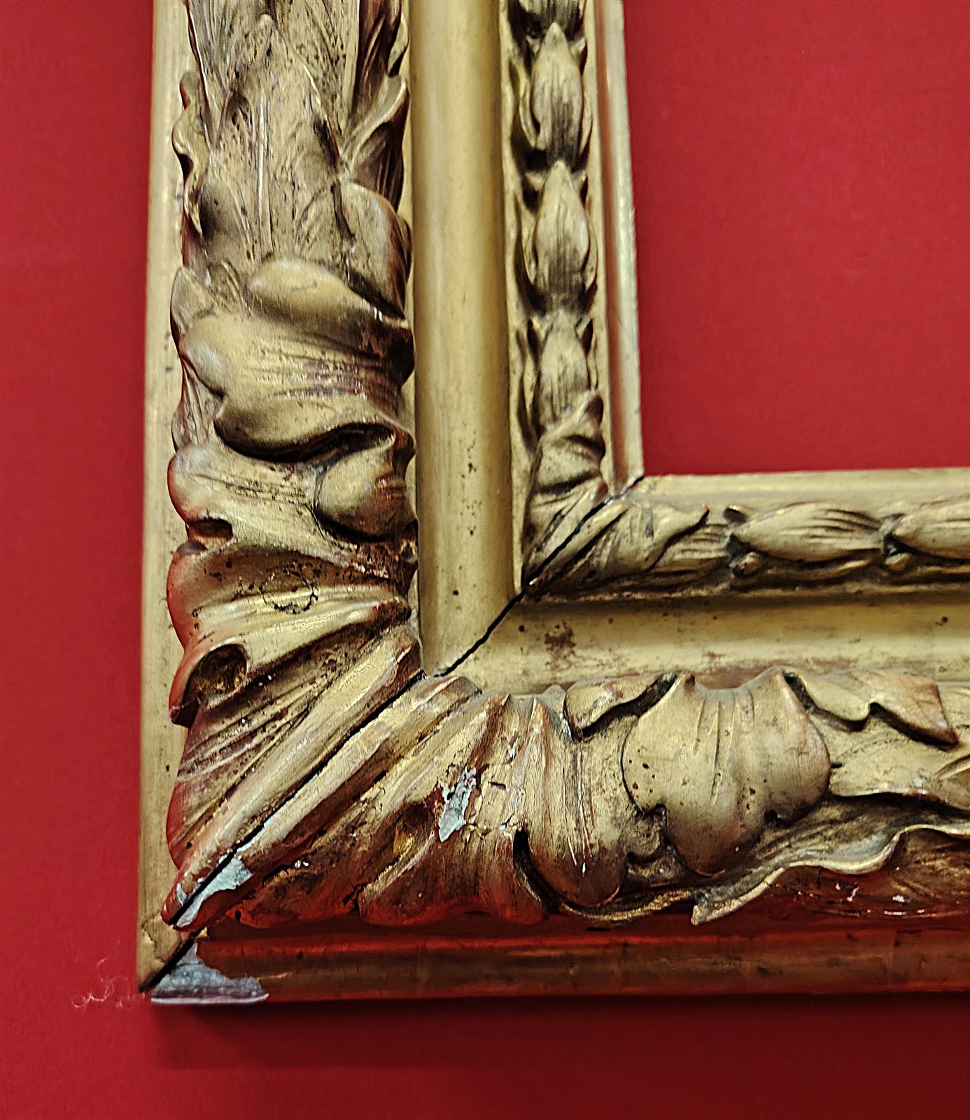 Rectangular Gilded Wood Frame – Italy, 19th Century