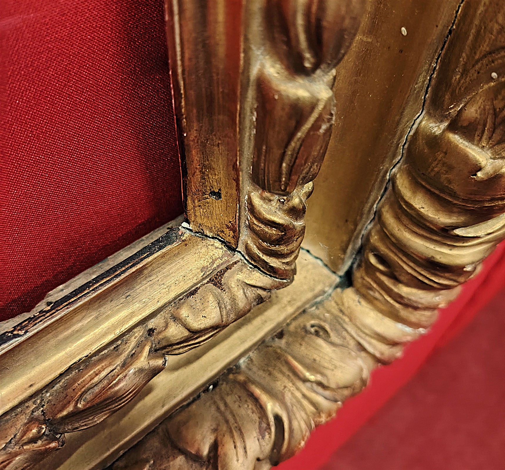 Rectangular Gilded Wood Frame – Italy, 19th Century
