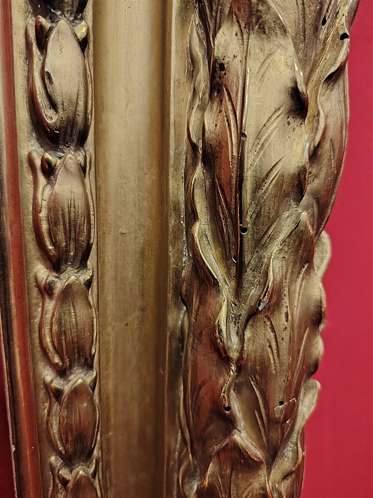 Rectangular Gilded Wood Frame – Italy, 19th Century