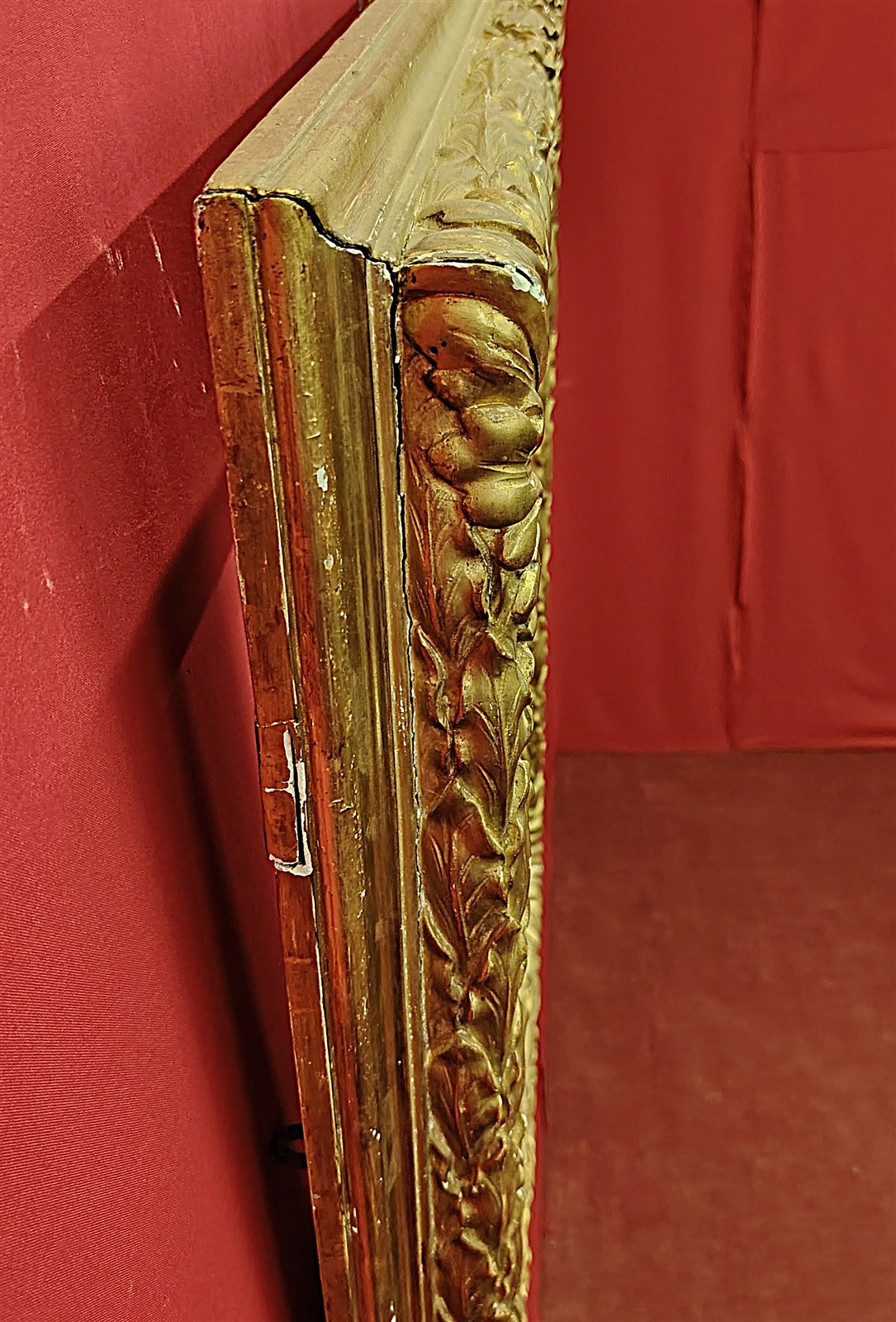 Rectangular Gilded Wood Frame – Italy, 19th Century
