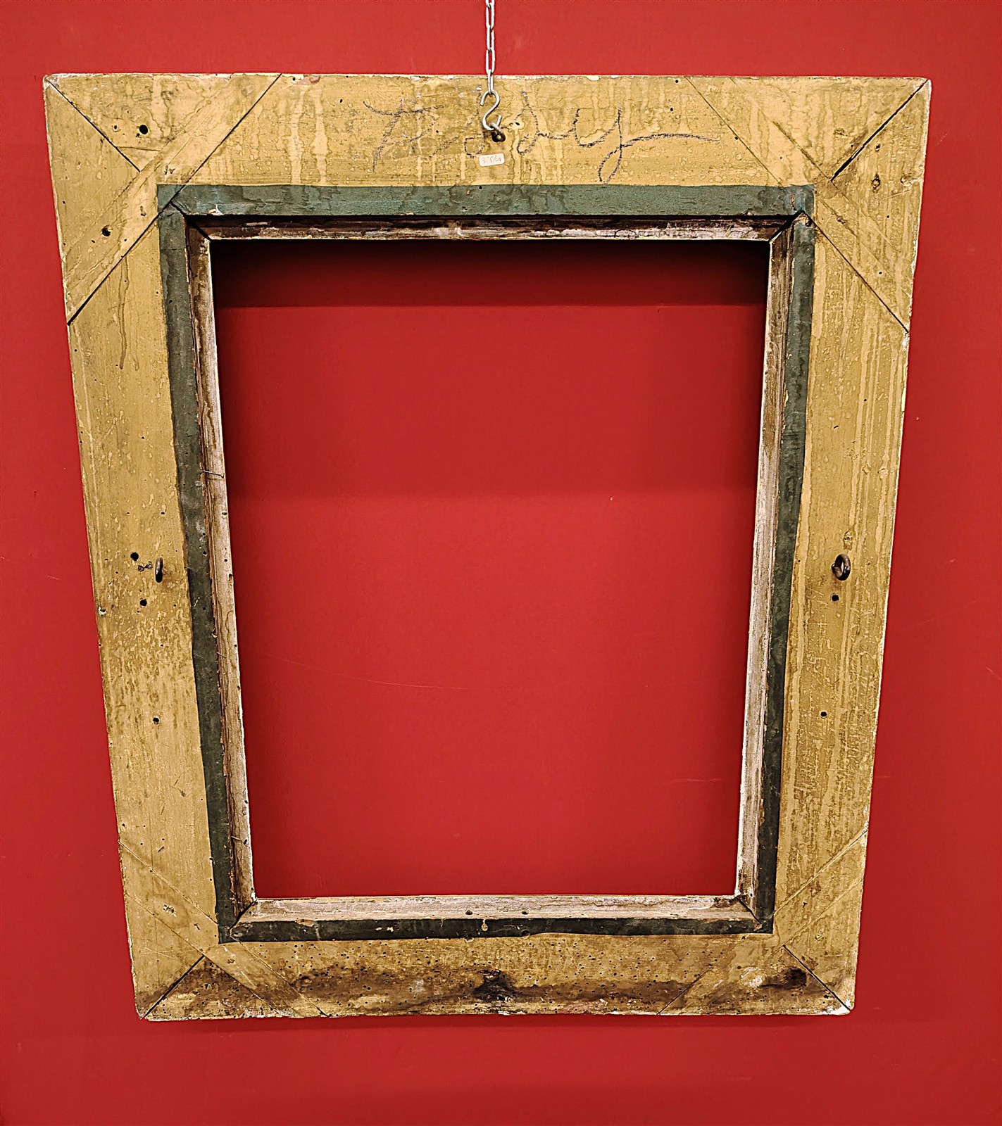 Rectangular Gilded Wood Frame – Italy, 19th Century
