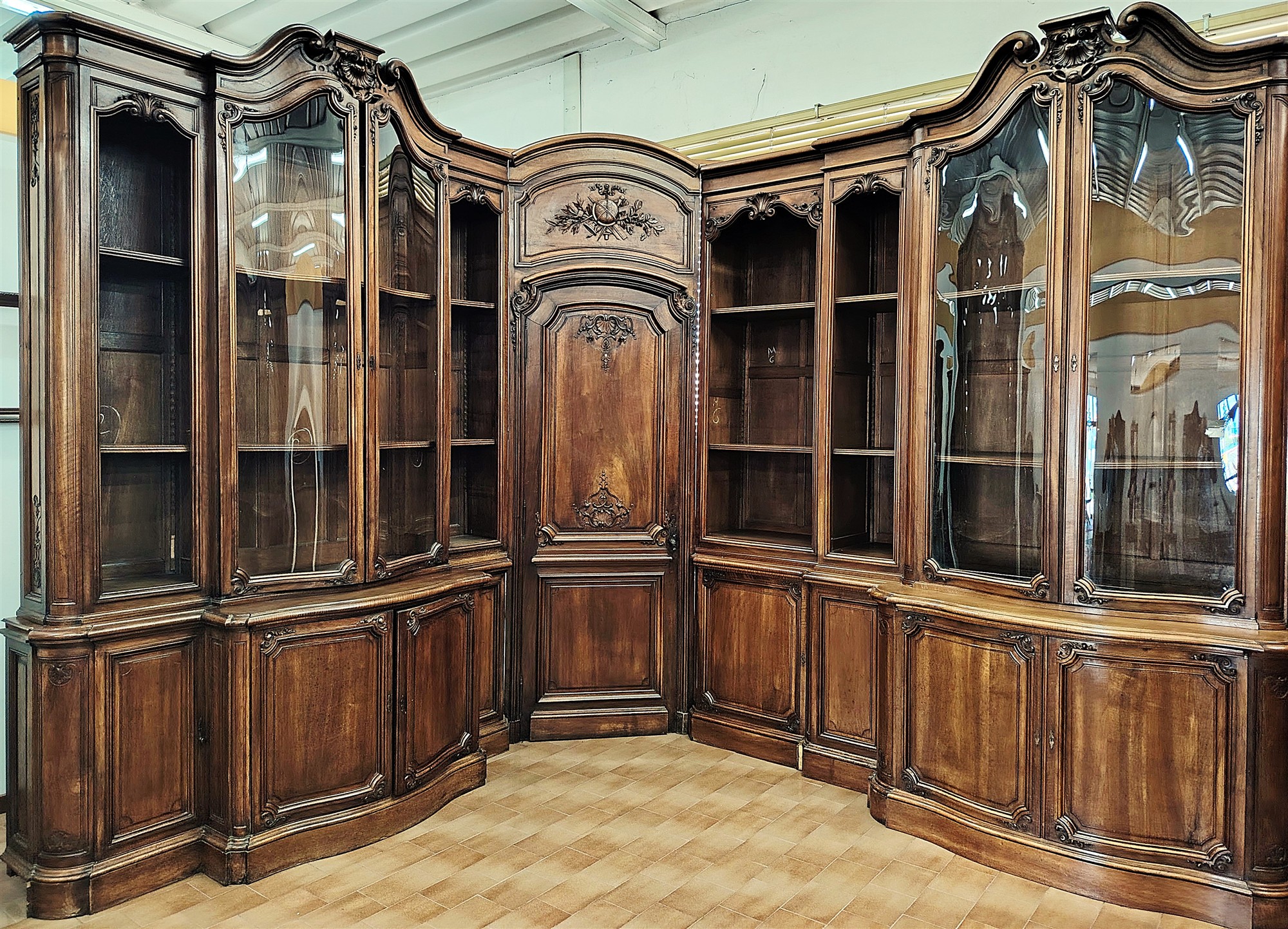 Libreria Boiserie da Castello Francese (XIX Secolo)