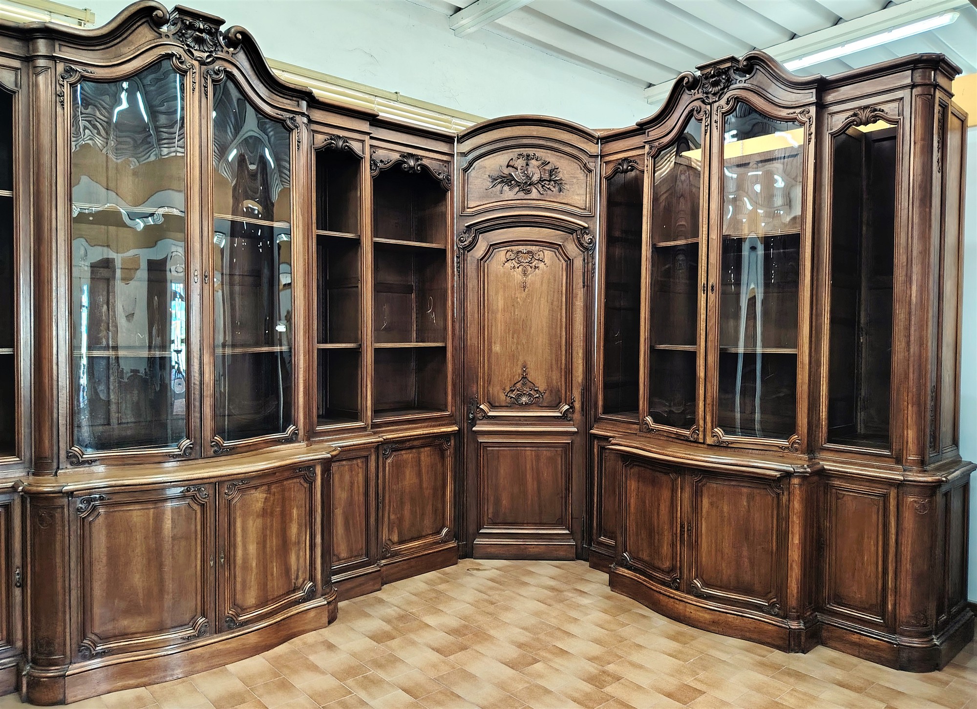 Libreria Boiserie da Castello Francese (XIX Secolo)