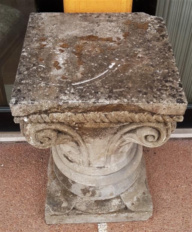 Capital carved stone